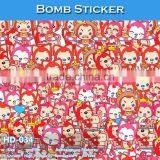 HD-034 CARLIKE Air Bubble Free Easy Clean Car Wrap Bomb Sticker Auto Body Color Sheet thumbnail-1