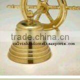 Ship Wheel Bell/brass Ship Bell/nautical Bell thumbnail-1