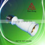 HAOHONG Plastic E27 to E27 Lamp Holder Extension