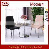 Factory Vendor New Design High Quality Cheap Metal Chromed Dining Chairs thumbnail-1
