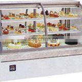 European-style Front Slide Glass Door Display Pastry Refrigerator Cabinet/showcase thumbnail-1