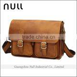 Designer Leather Laptop Shoulder Bag Mens Genuine Leather Messenger Bags
