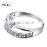 Latest Model Fashion Jewellry Diamond Silver Ring Crystal Jewelry for Girl thumbnail-6