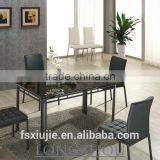 Z629 Stackable Black and White Leather Dinner Chair thumbnail-6