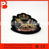 2015 Hot Sale China Manufacturer Directly Make Iron on Skull Heads Embroidery Patch for Garment