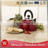 Heat Retention Easy to Clean Non-electric Travel Whistle Kettle Stainless Steel Water Jug thumbnail-5