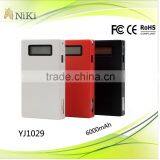 New Arrival 6000mAh Portable Mobile Power Bank for IPhone 6s Plus,iPhone 6,iPhone 5,5c,5s and Mobile Phones