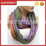 A-45 Funky Women Scarf Fancy Infinity Scarves Women Colored Infinity Scarf thumbnail-3