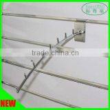 Chrome Plating Slatwall Display Hook With Nails