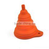 100% Food Grade Eco-friendly Silicone Rubber Foldable Funnel for Kitchen Tool thumbnail-4
