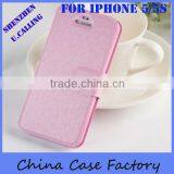 Royal Quality Leather Wallet Case For IPhone 5 5S,Small Order Accept! thumbnail-3