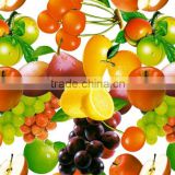 colorful fruit design of opaque pvc tablecloth