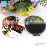 Round Shape Makeup Mirror Cheap Wholesale Custom 58/75mm Small Gift Mirror thumbnail-3