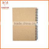 Wholsesale Custom Logo White Paper Notebook 17.7*13.0CM Eco Recycled Notebook With Eco Pen Hardware Cover Jotter thumbnail-6