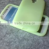 Glow in the dark silicon case for Samsung I9500 Galaxy S4 S 4, competitive price