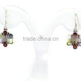 Mix Stone Pear Cut 925 Sterling Silver Earring thumbnail-3