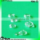 OEM high transparent silicone earplug, OEM silicone rubber parts manufacturer