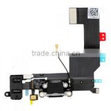 Replacement parts For iPhone 5S Dock Connector Flex Cable Black &White