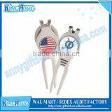 Blank Golf Divot Tool With Custom Ball Marker thumbnail-5