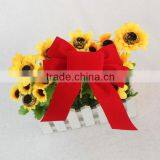 Printed Custom Elastic Loop Gift Ribbon Bow for Box thumbnail-2