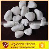 Polished White Pebble Stone River Stone for Park thumbnail-4