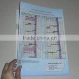 OEM Offset Print pp Folder / A4 Size L Shape Pvc Folder / Plastic Folder a4 Size