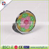 Wedding Party Bridesmaid Girl Friend Promotional Gift,bling Crystal Rhinestone Sticker for Mirror,mini Beauty Makeup Compact Poc thumbnail-6