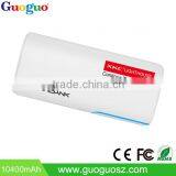 10400mAh 2 USB Interface High Capacity External Power Bank Mobile Power Station With Lighting thumbnail-3