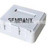 Surface Mount Box 2 Ports Empty With Shutter
