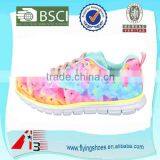 Make Your Logo Fashion Colorful Gril Kids Sneaker thumbnail-2