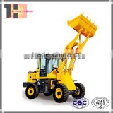 crawler loader with backhoe attachment