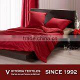 Burgundy 100 Cotton 300TC Complete Bedding Sheets Set thumbnail-1