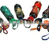 High Quality Mix 12 Designs 22inch 10k 3 Fold Satin Leopard Print Umbrella thumbnail-3