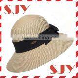Foldable Women's Straw Beach Paper Straw Hat thumbnail-5