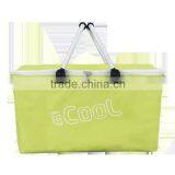 Fruits Wine Food Bag, Canvas Holiday Camping Travel Bag, Insulated Thermal Food Carry Bag thumbnail-3