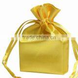 4" x 6" Gold Drawstring Satin Bags for Jewelery