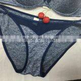 Sexy Ladies New Style Comfortable Breathable Thin Cup Bra and Panty Set Fashion Bikini thumbnail-5