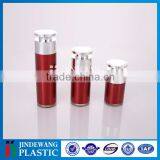 New Design Love Shape Rotary Pump Head Plastic Bottles, Acrylic Airless Bottles for Personal Care