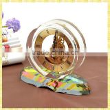 Handmade Unique Exquisite Crystal Oscillator Clock For New Year Business Gifts Souvenirs