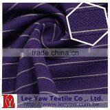 100% Polyester Interlock Pique Piece Dyed Stripe Fabric thumbnail-3