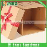 Without Printing Handling and Recyclable Feature Fancy Gift Corrugated Box