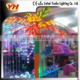 Artificial Flower Outdoor Lights Wood Frame Christmas Artificial Cherry Blossom Tree Artificial Lighted Tree thumbnail-1