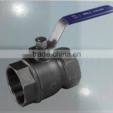 2-PC light duty ball valve B211,Pass API 598,EN12266 test, Pass AD2000-WO