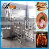 2015 electric automatic big and small meat smokehouse