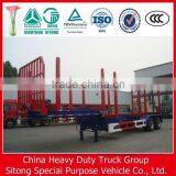 Sitong Factory: Wood Transport Low Loader Axle Trailer thumbnail-5