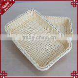 Food Safe Grade Woven Bread Tray Rattan Basket thumbnail-3