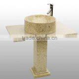 Round Yellow Granite Sink thumbnail-1