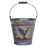 Cheap Metal Flower Pot Metal Garden Bucket Metal Planter