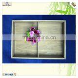 Antique Feature Horticultural Decoration Paulownia Wooden Plate Tray thumbnail-6