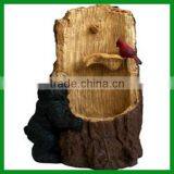 FO-1206 Bear With Cardinal Fountain thumbnail-1